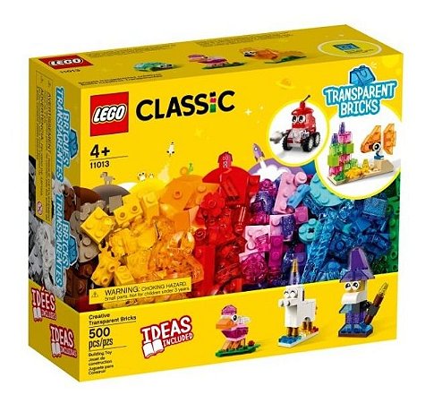 Lego Classic Blocos Transparentes Criativos  11013