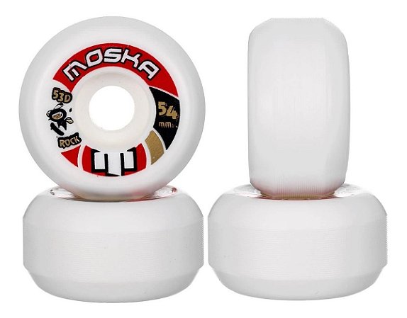 Roda Skate Moska  54mm 53d Rock Street Kit Com 4