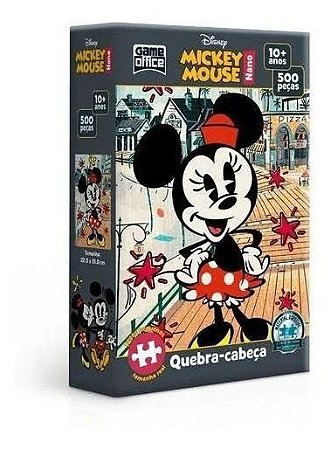 Quebra Cabeça Nano 500 Peças  Minnie Mouse  Toyster
