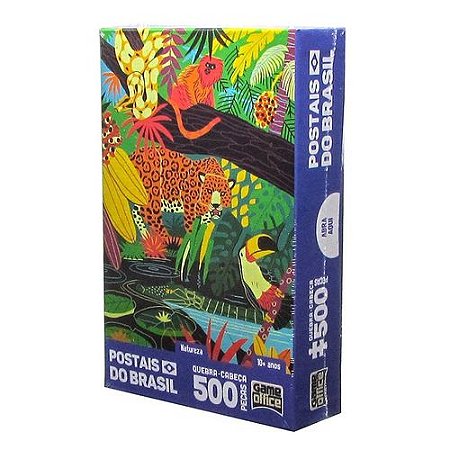 POSTAIS DO BRASIL - NATUREZA - QC 500 PECAS NANO