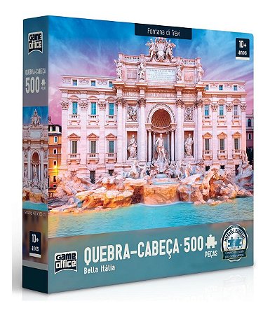 Quebra Cabeça 500 Peças Bella Itália Fontana Di Trevi