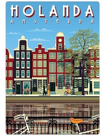 Quebra-cabeça Holanda Amsterdã 500 Peças Nano - Game Office