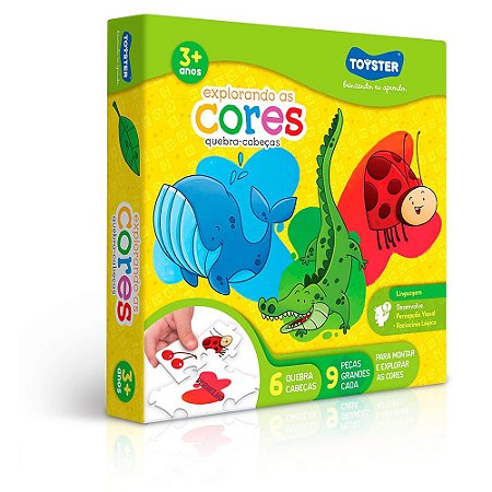 Quebra - Cabeça Explorando As Cores Toyster