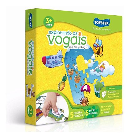 Jogo Educativo Explorando As Vogais -Toyster