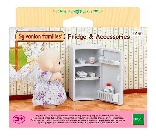 Sylvanian Families Geladeira E Acessórios Epoch 5155