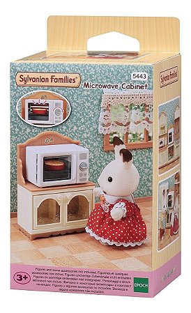 Sylvanian Families Conjunto Microondas E Gabinete Epoch 5443