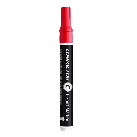 Marcador para Tecidos T-shirt Marker Vermelho Compactor