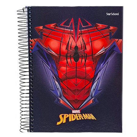 Caderno Universitário 12 Matérias Spider-Man