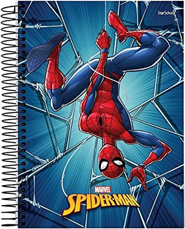Caderno Universitário 15 Matérias Spider-Man Jandaia