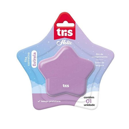 Fita Corretiva Holic Estrela 8m x 5mm Tris