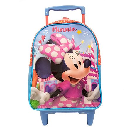 Mochila com Rodinhas Minnie X2 Xeryus