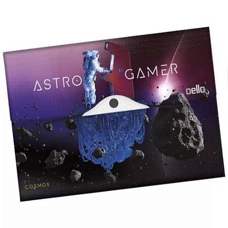 Pasta Sanfonada Cosmos Astro Gamer A4 12 Divisórias Dello