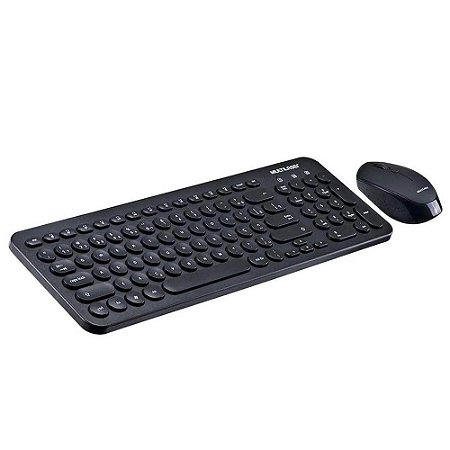 Combo Teclado e Mouse Sem Fio Multilaser TC231