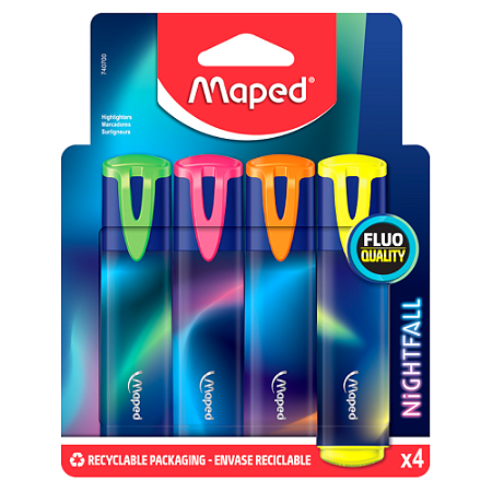 Marca Texto Nightfall Estojo X 4 Maped