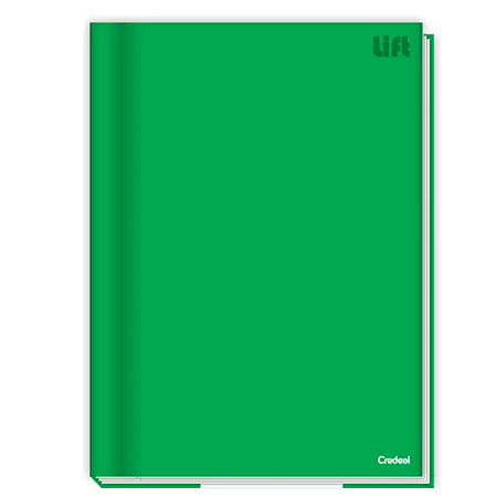 Caderno Brochura CD Lift Verde 1/4 48F Credeal