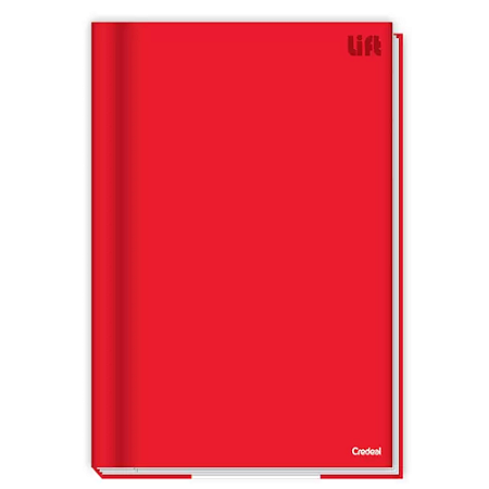 Caderno Brochura CD Lift Vermelho 1/4 48F Credeal