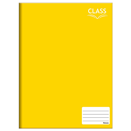 Caderno Brochura CD Class Amarelo 48F Foroni