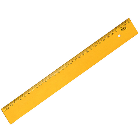 Régua New Line Laranja 30cm Maxcril REF.10270019