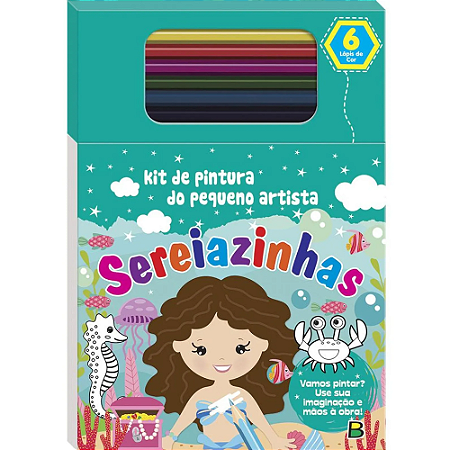 Kit De Pintura Do Pequeno Artista Sereiazinha REF.1161431