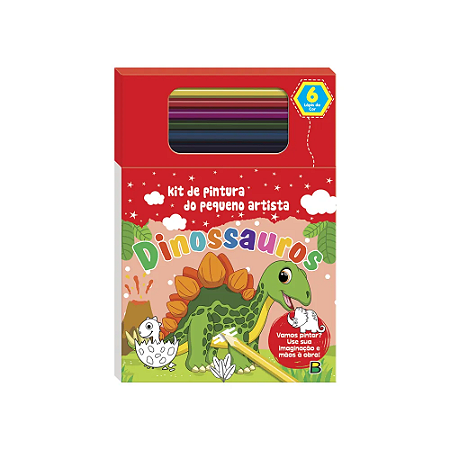 Kit de Pintura do Pequeno Artista Dinossauros