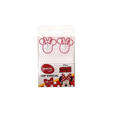 Clips Especial Minnie Mouse 12 unid. Molin 22397