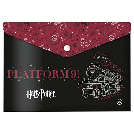 Pasta Malote A4 Com Botão Harry Potter – Dac