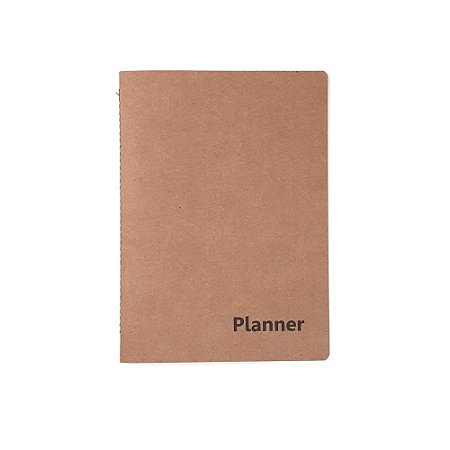 Planner Agenda Mensal 14 folhas Kraft 647024 Kit