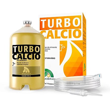 Turbo Cálcio 500 Ml JA Saúde Animal