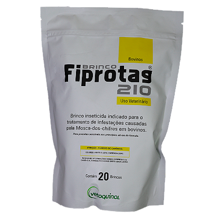 BRINCO MOSQUICIDA FIPROTAG 210 - PACOTE 20 UNID