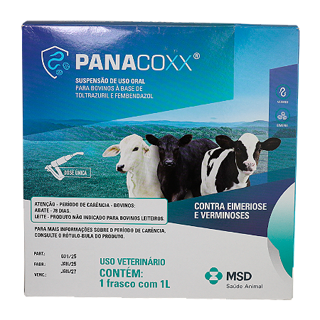 Panacoxx oral 1 L - Toltrazuril e Fembendazol