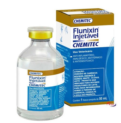 Flunixin injetavel 100 ml - anti-inflamatorio