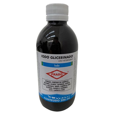Iodo Glicerinado 200ml Antisséptico E Antimicótico
