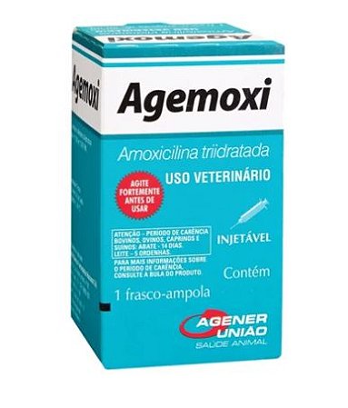 Agemoxi – Amoxicilina tri-hidratada - 100 ml – Agener