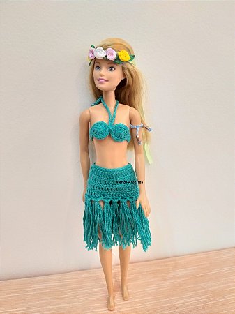 Loja de roupas Barbie com boneca