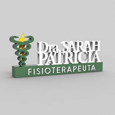 Placa Fisioterapeuta