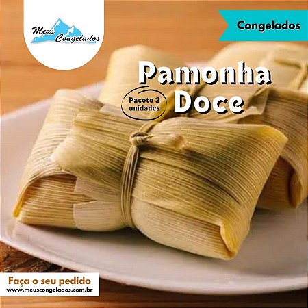 Pamonha Doce Congelada 180gr Pacote 2 Unidades