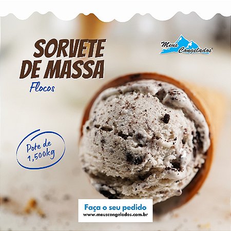 Sorvete de Flocos ( 1,5 Litros )