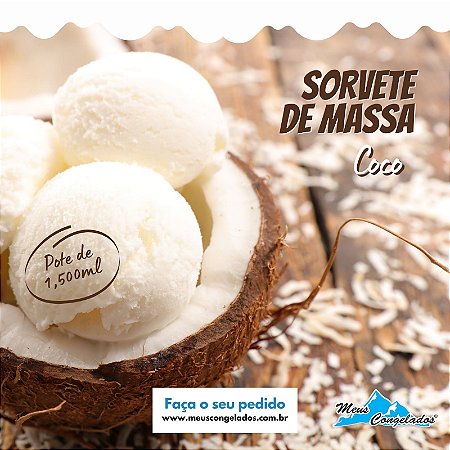Sorvete de Coco ( 1,5 Litros )
