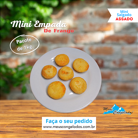 Mini Empadinha de Frango ( Assados 1kg )