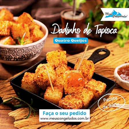 Dadinho de Tapioca 230g (Quatro Queijos)