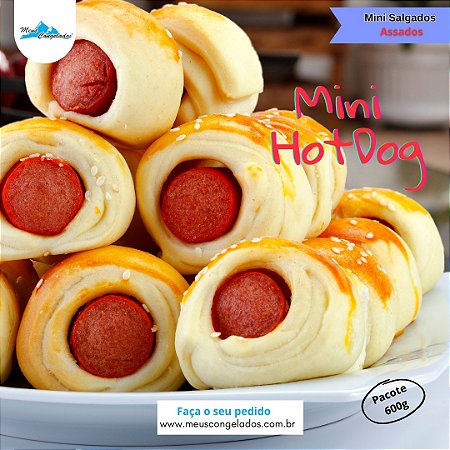 Mini Hot Dog Assados 600g