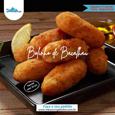 Bolinho Bacalhau Frito (10 unidades)