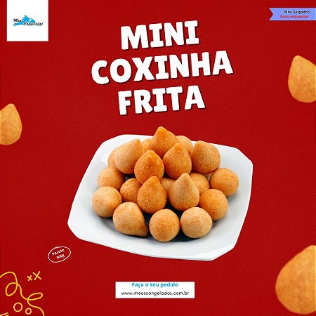 Mini Coxinha de Frango Frita (500g)