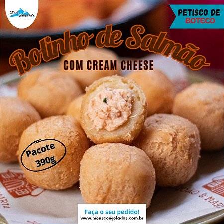 Bolinho de Salmão com Cream Cheese 390g