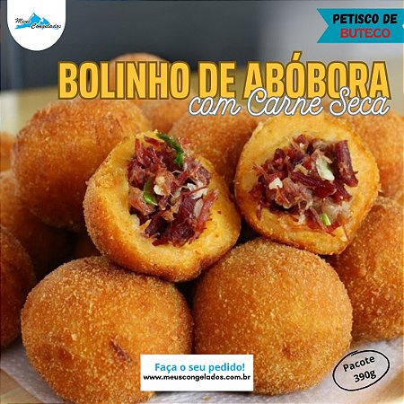 Bolinho de Abóbora com Carne Seca 390g
