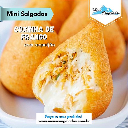 Mini Coxinha de Frango com Requeijão (1 kg)