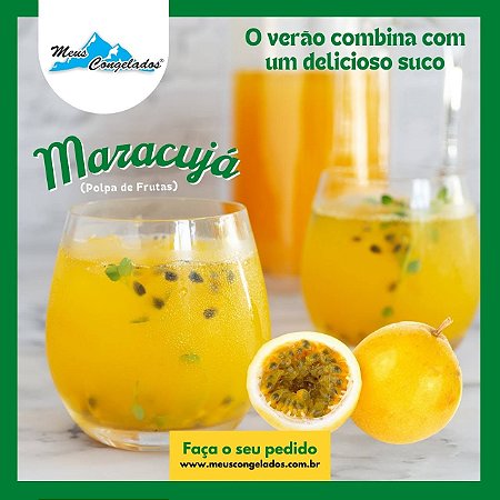 Polpa de Maracujá (10 unidades de 100 g)
