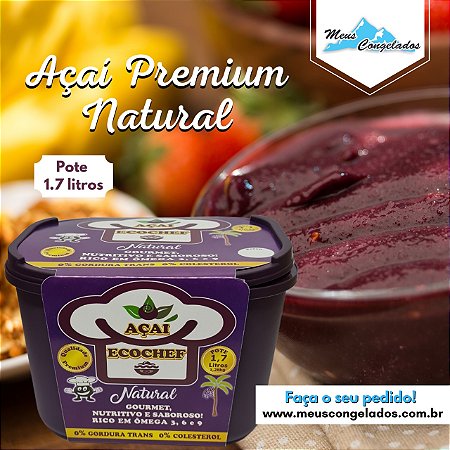 Açaí Premium Natural (1,7 litros)