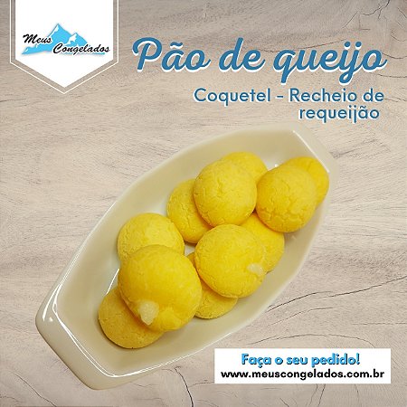 Pão de Queijo Coquetel Recheado com Requeijão (2 kg)