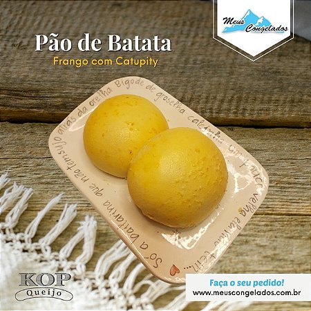 Pão de Batata de Frango com Requeijão (12 unidades)